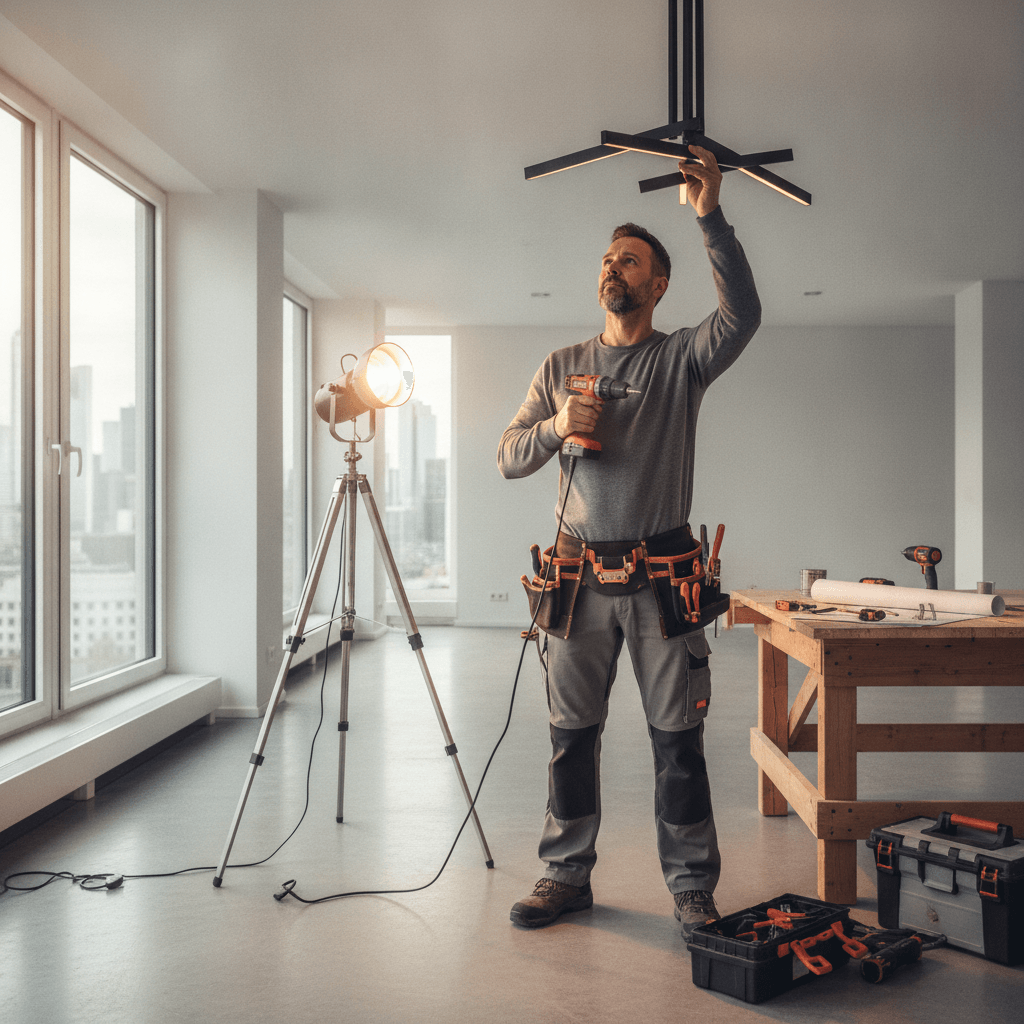 Handwerker bei der Arbeit